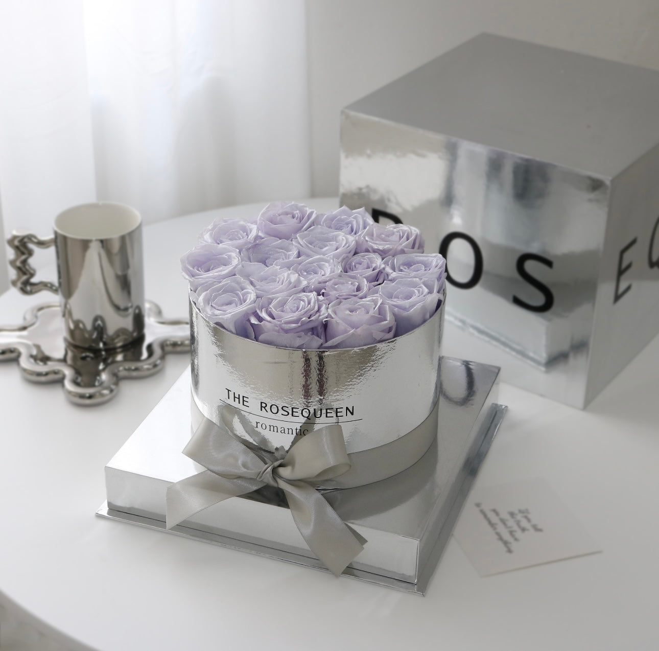 Florecise's Opulent Orb Purple Roses